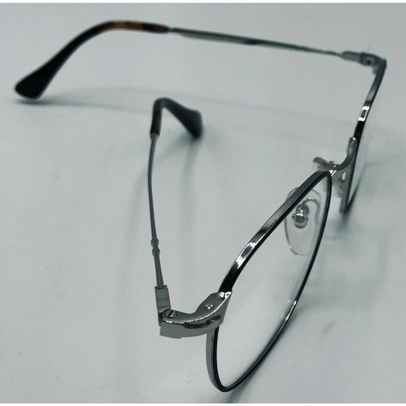 Persol 2450-V Silver Metal Eyeglass Frames Aviator Made In Italy New Old Stock - Picture 4 of 8